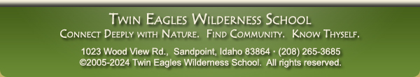 Twin Eagles Wilderness School eNewsletter